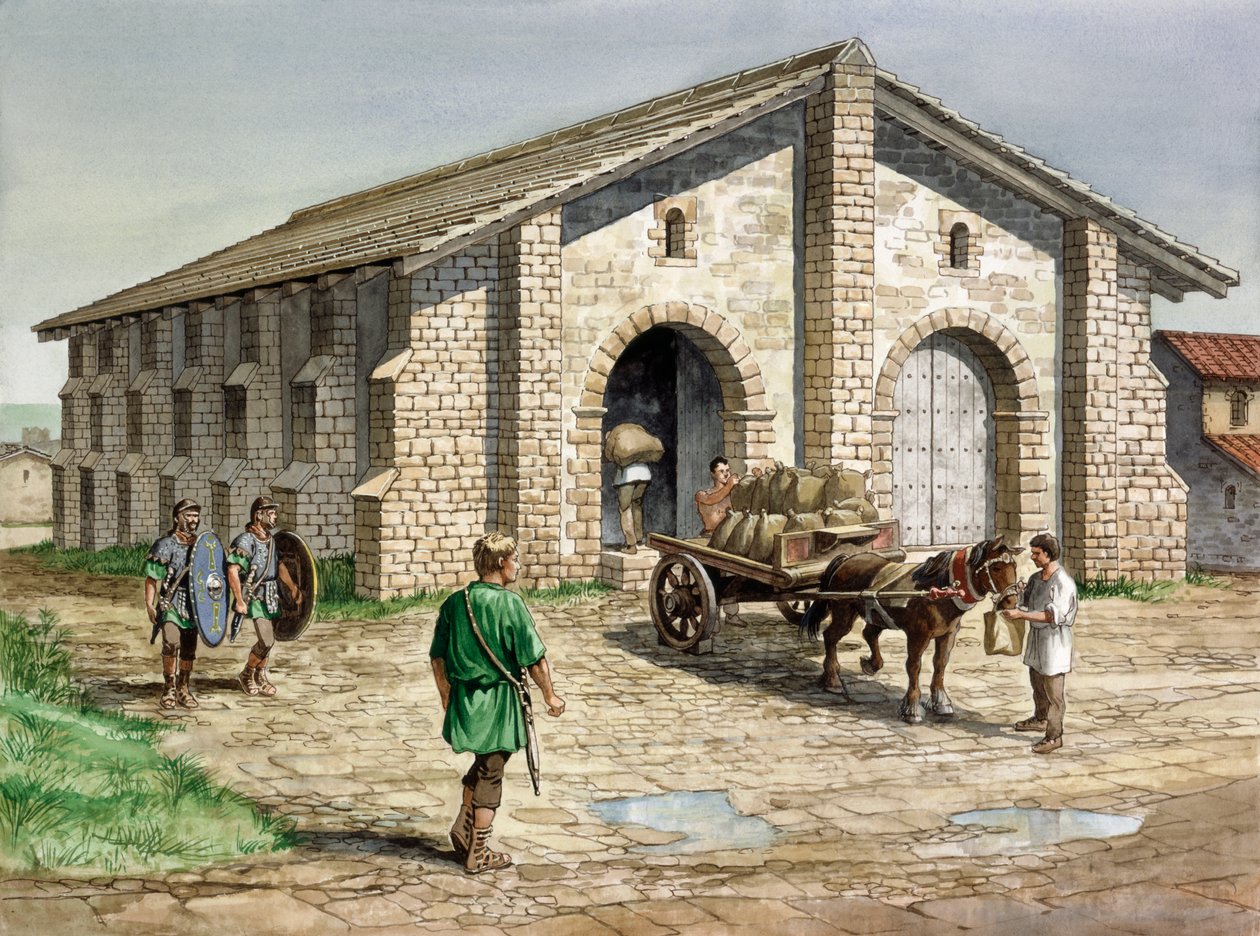 Forte Romano das Casas, século II, c1990-2010 de Philip Corke