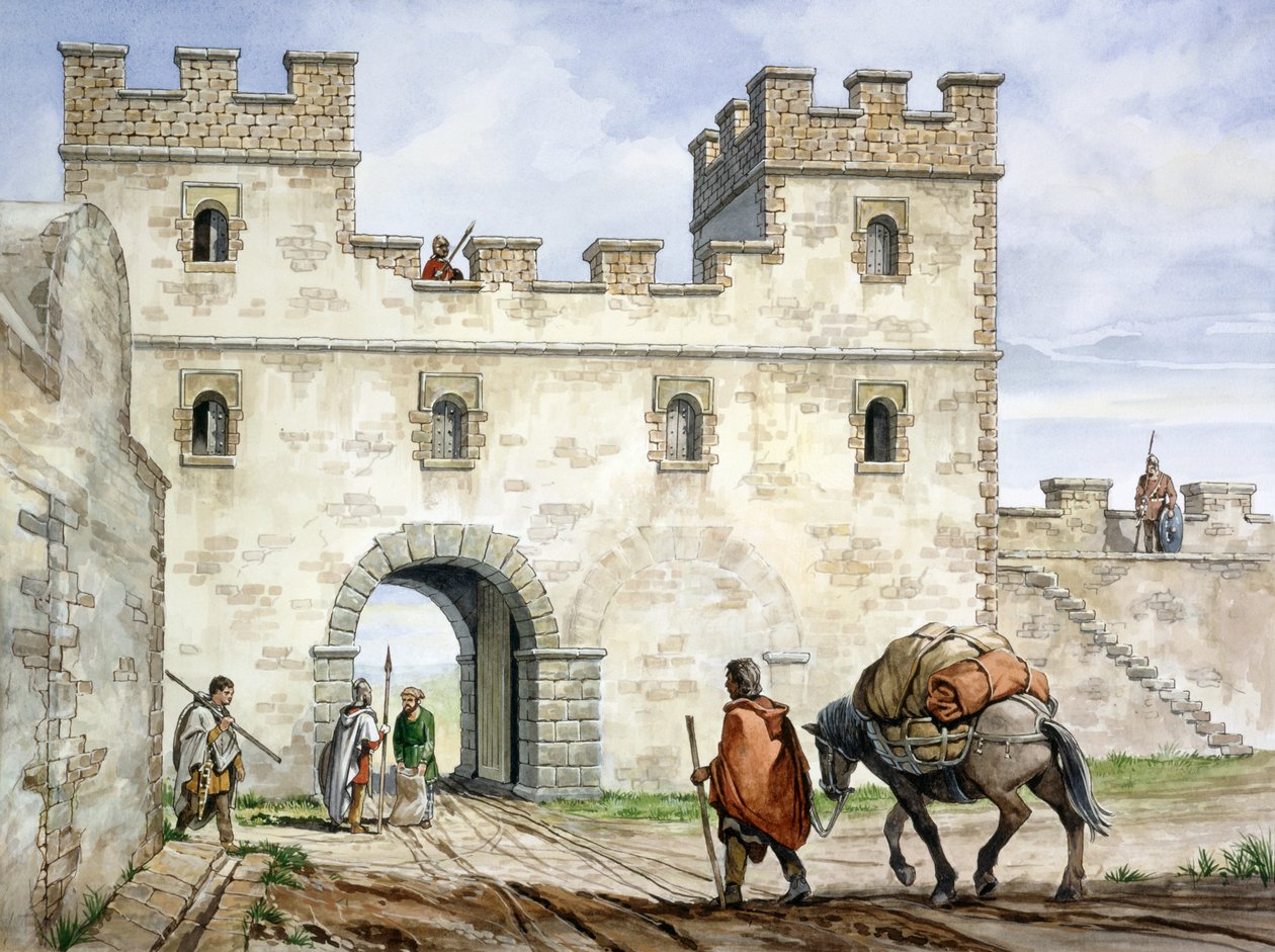 Forte Romano das Casas, século III, c1990-2010 de Philip Corke