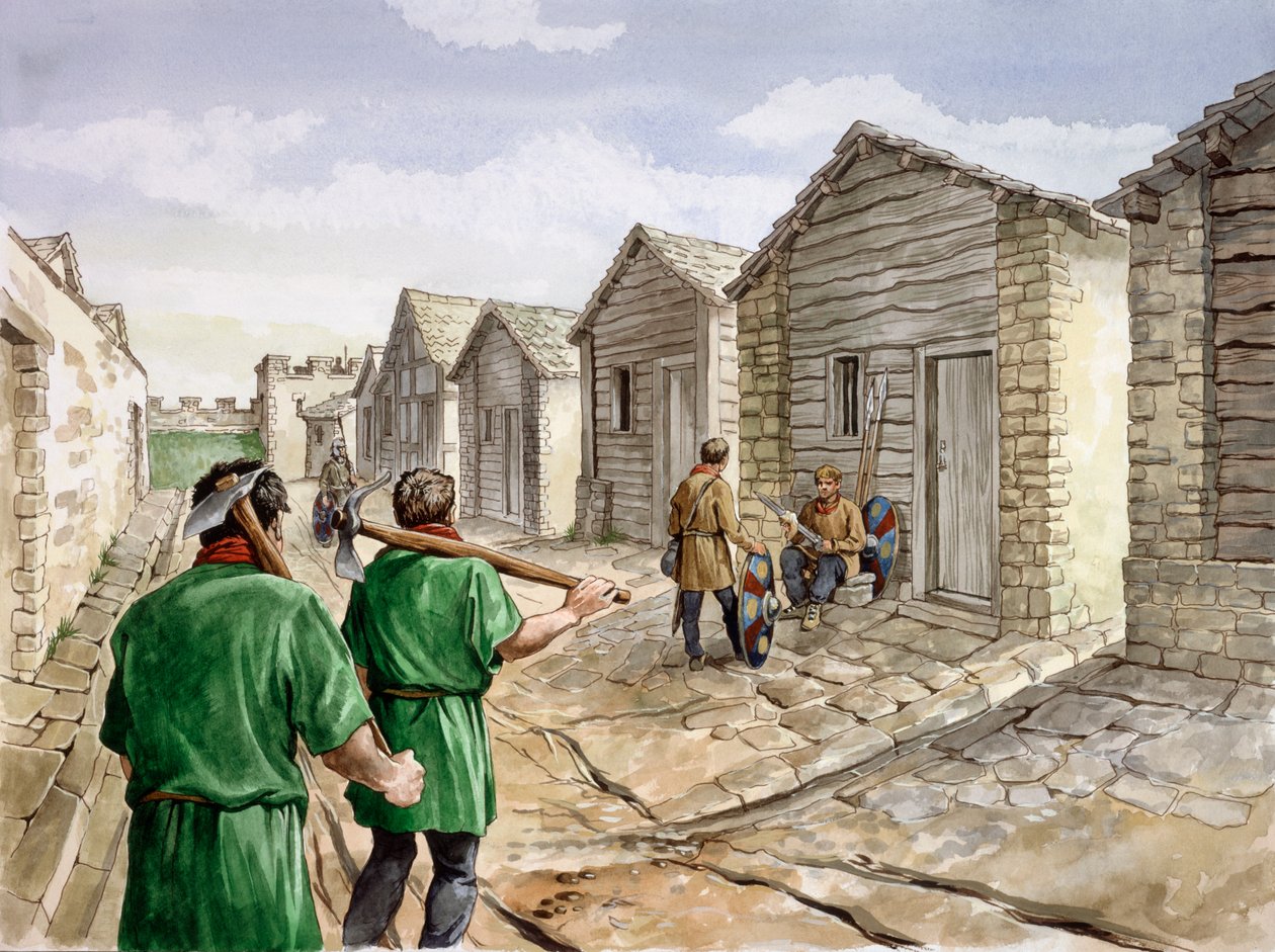 Forte Romano de Housesteads, século IV, c1990-2010 de Philip Corke