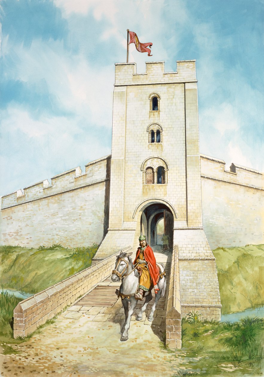 Castelo Velho de Sherborne, século XIII, 1990-2010 de Philip Corke