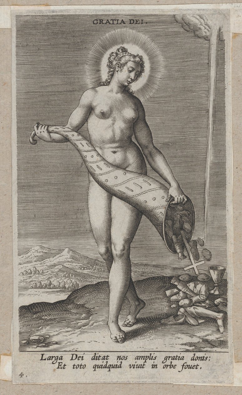 Graça de Deus, da Prosopografia, ca. 1585-90., c. 1585-90. de Philip Galle