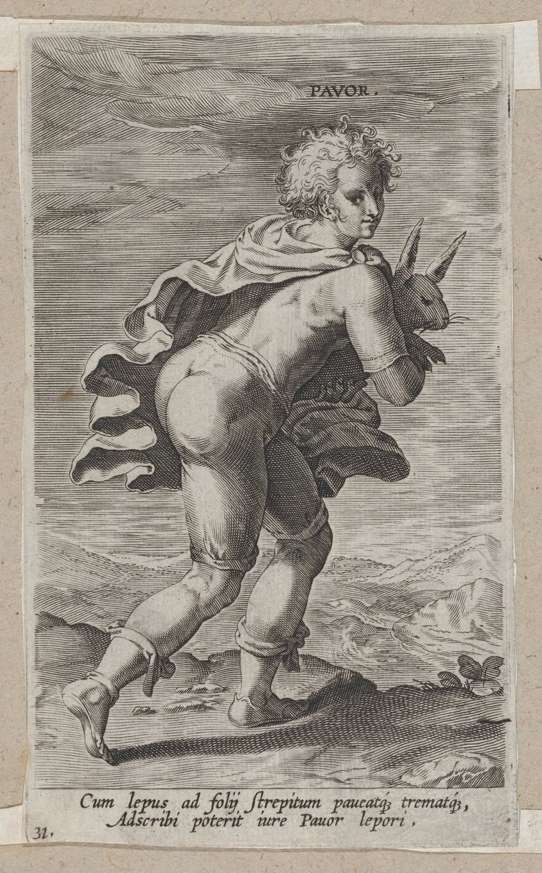 Pavor, de Prosopographia, ca. 1585-90., C. 1585-90. de Philip Galle