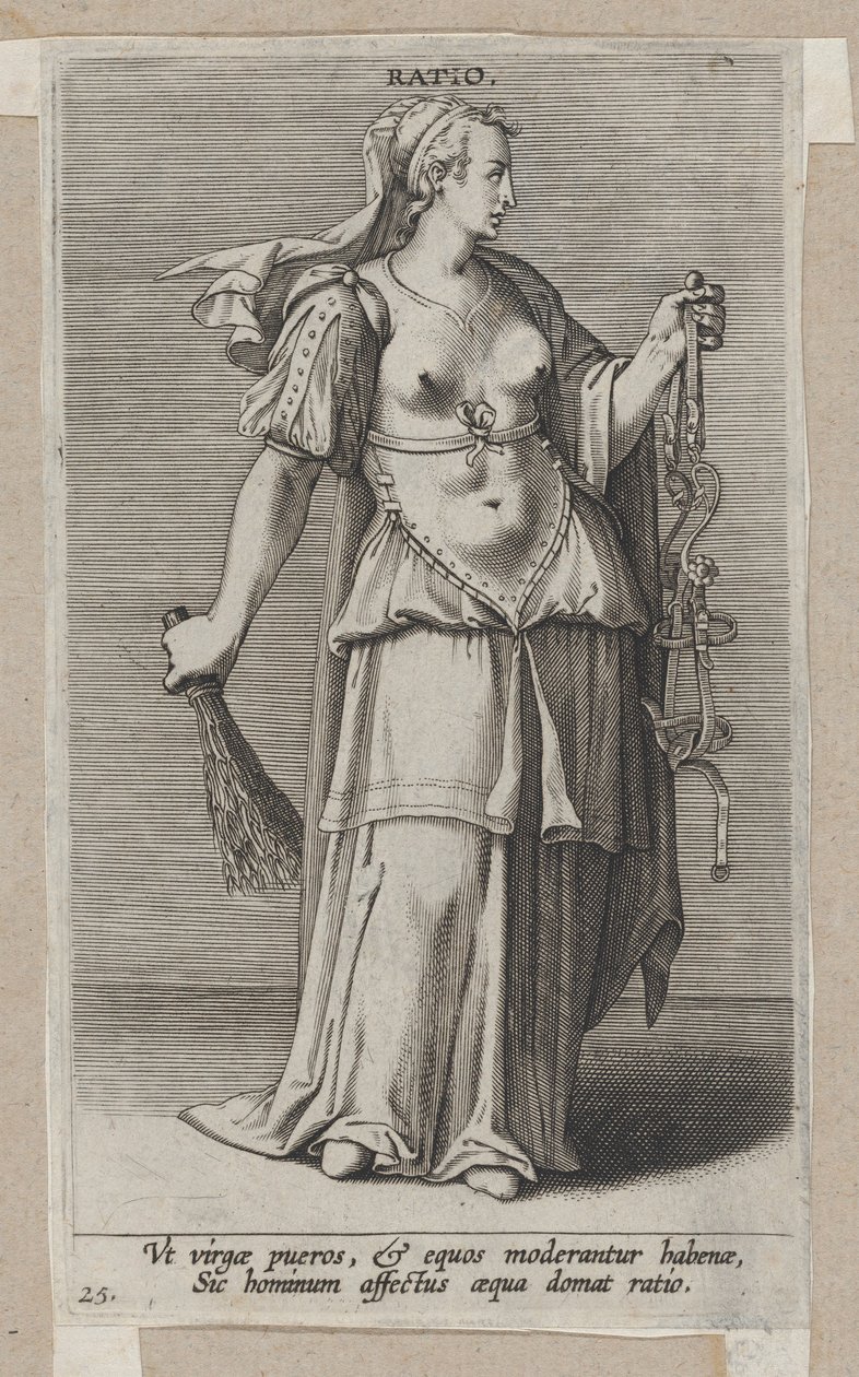 Razão, de Prosopographia, c. 1585-90., c. 1585-90. de Philip Galle