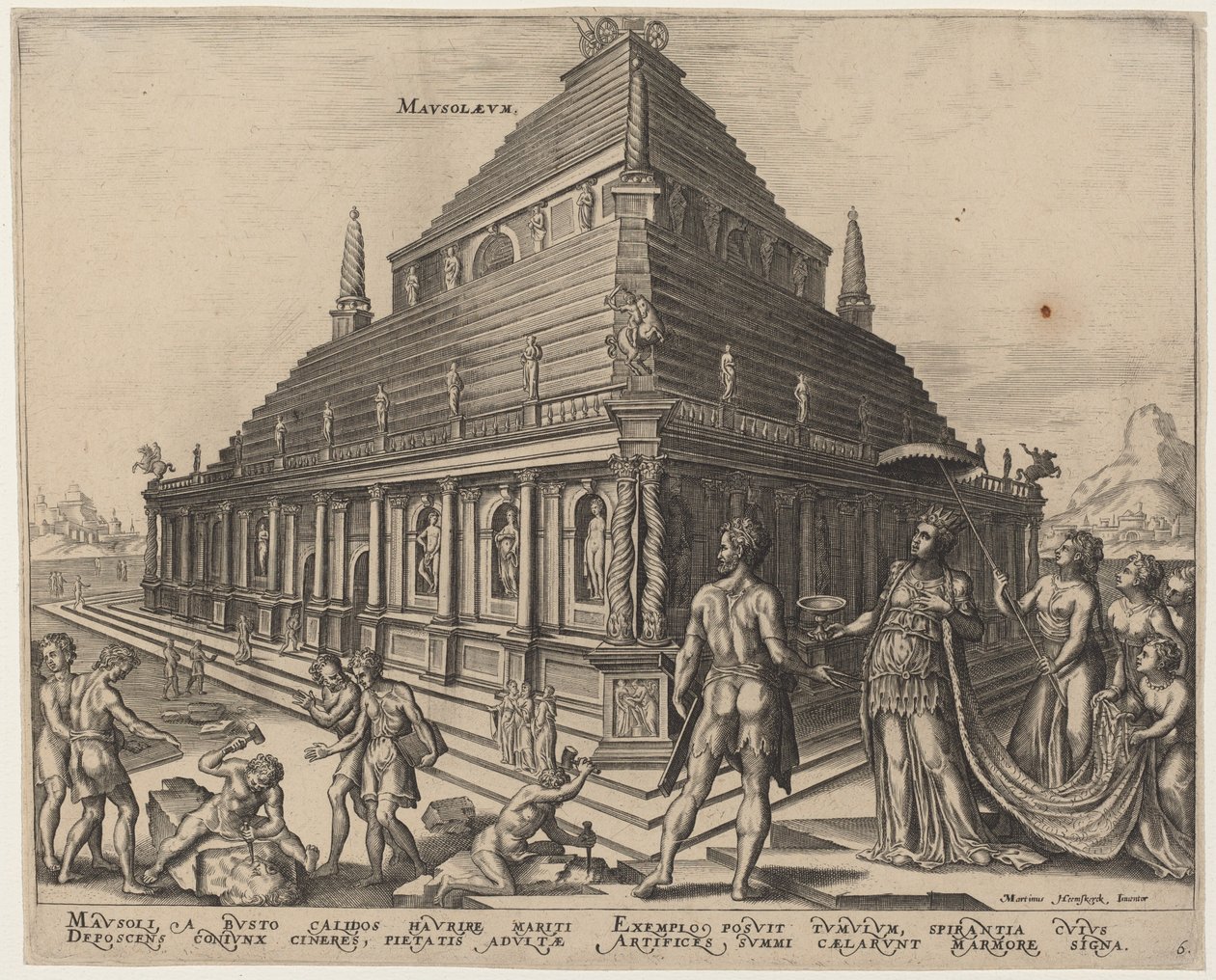O casamento do trabalho e diligência de Philip Galle, after Maerten van Heemskerck