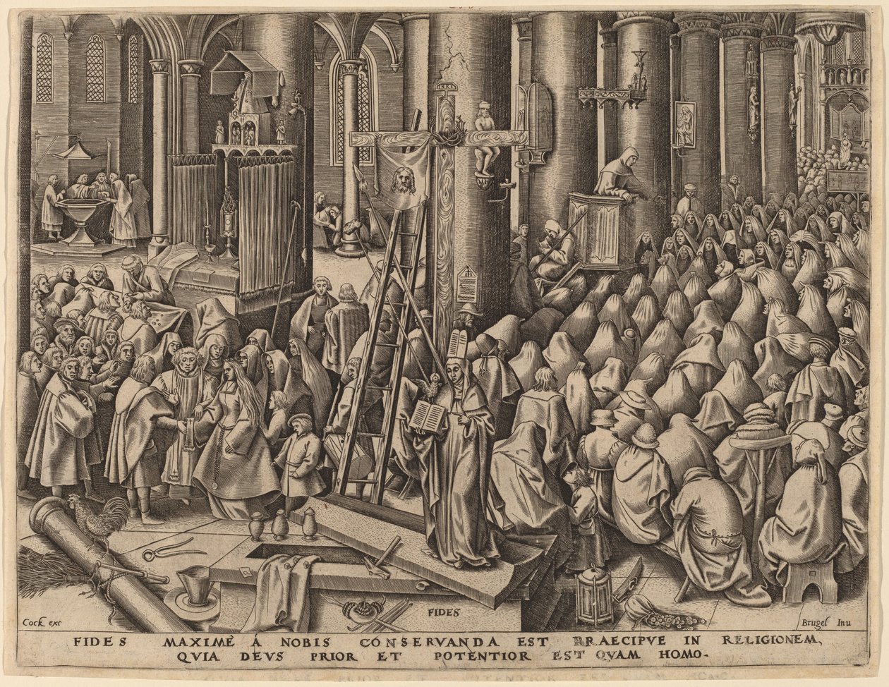 Fé de Philip Galle after Pieter Bruegel the Elder