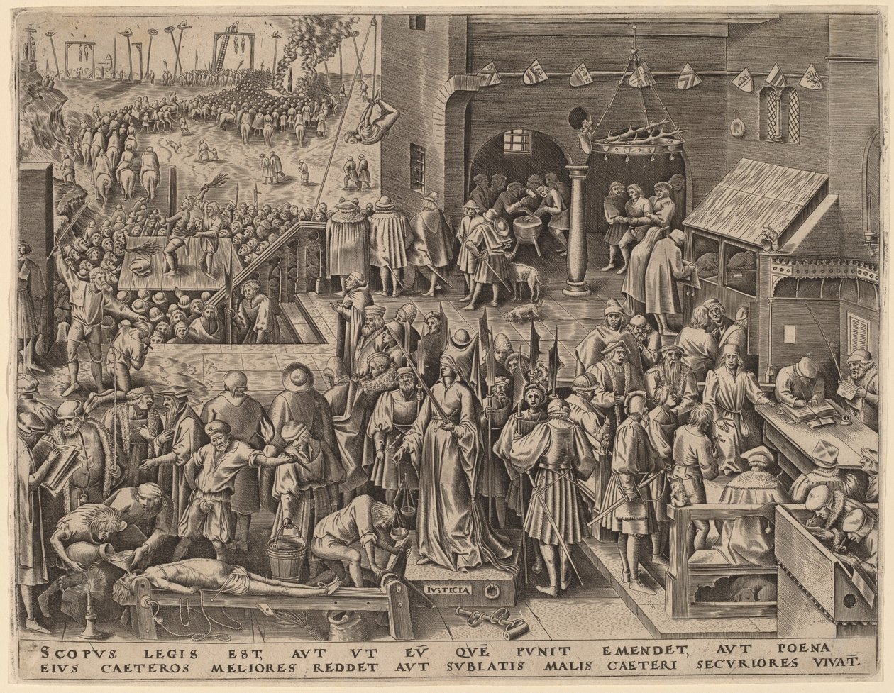 Justiça de Philip Galle after Pieter Bruegel the Elder