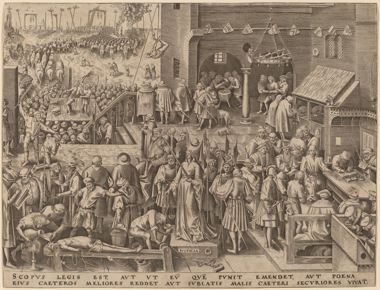 Justiça de Philip Galle after Pieter Bruegel the Elder