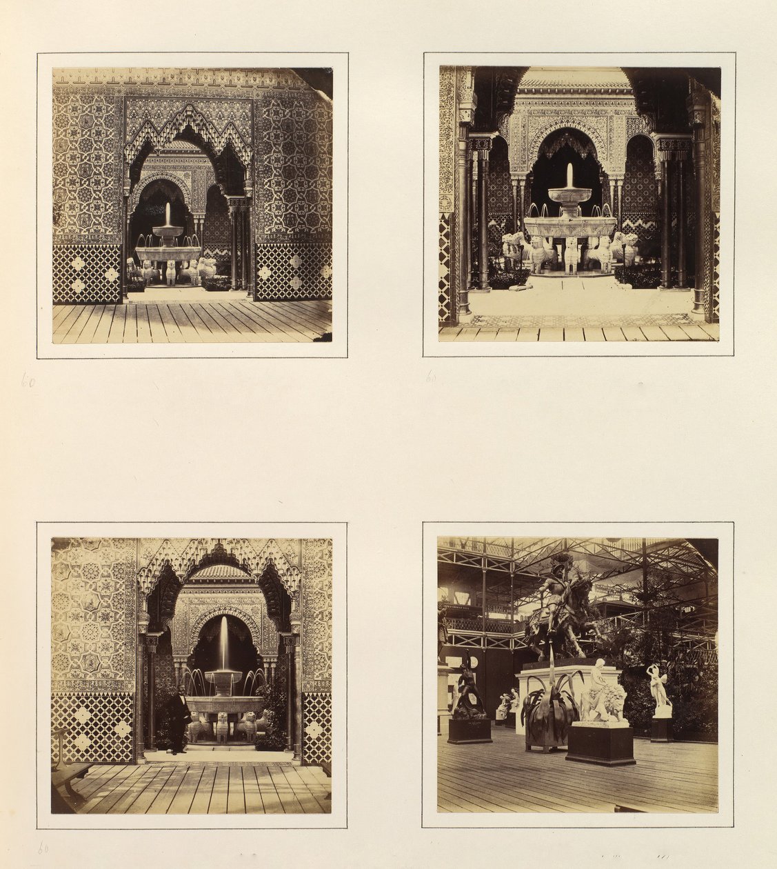 [Alhambra e Corte dos Leões, Vista no Transepto Sul], c. 1859. de Philip Henry Delamotte.