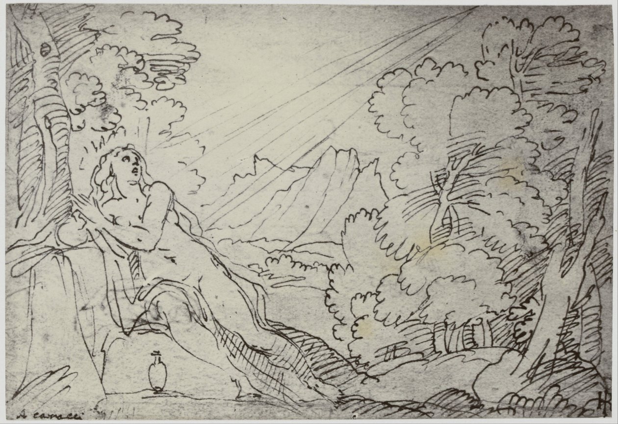 Correggio, Um Anjo que leva uma Alma ao Paraíso de Philip Henry Delamotte