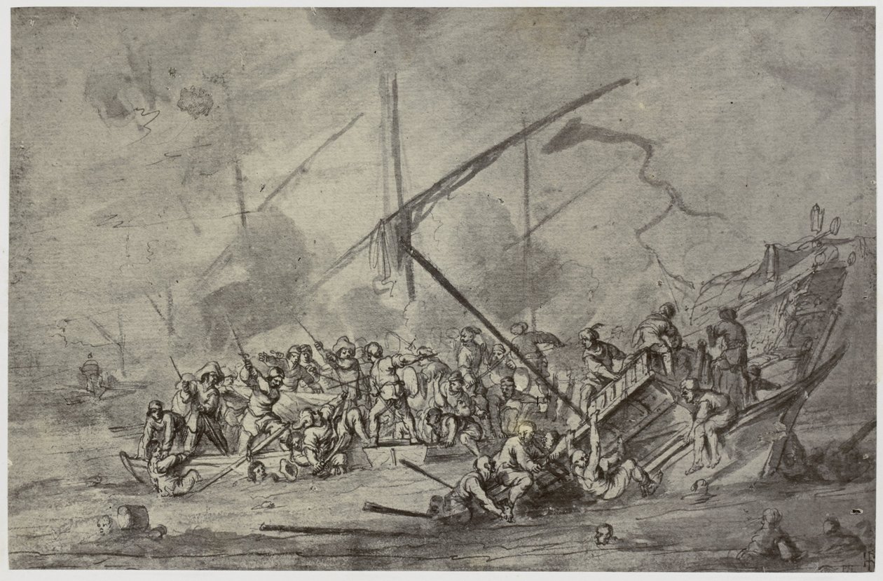 Della Bella, Uma Luta no Mar de Philip Henry Delamotte