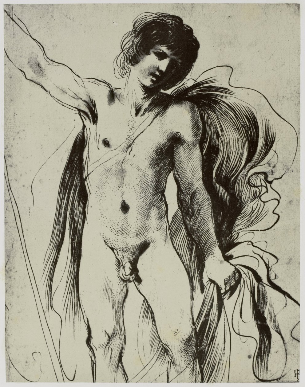 Guercino, um jovem de Philip Henry Delamotte