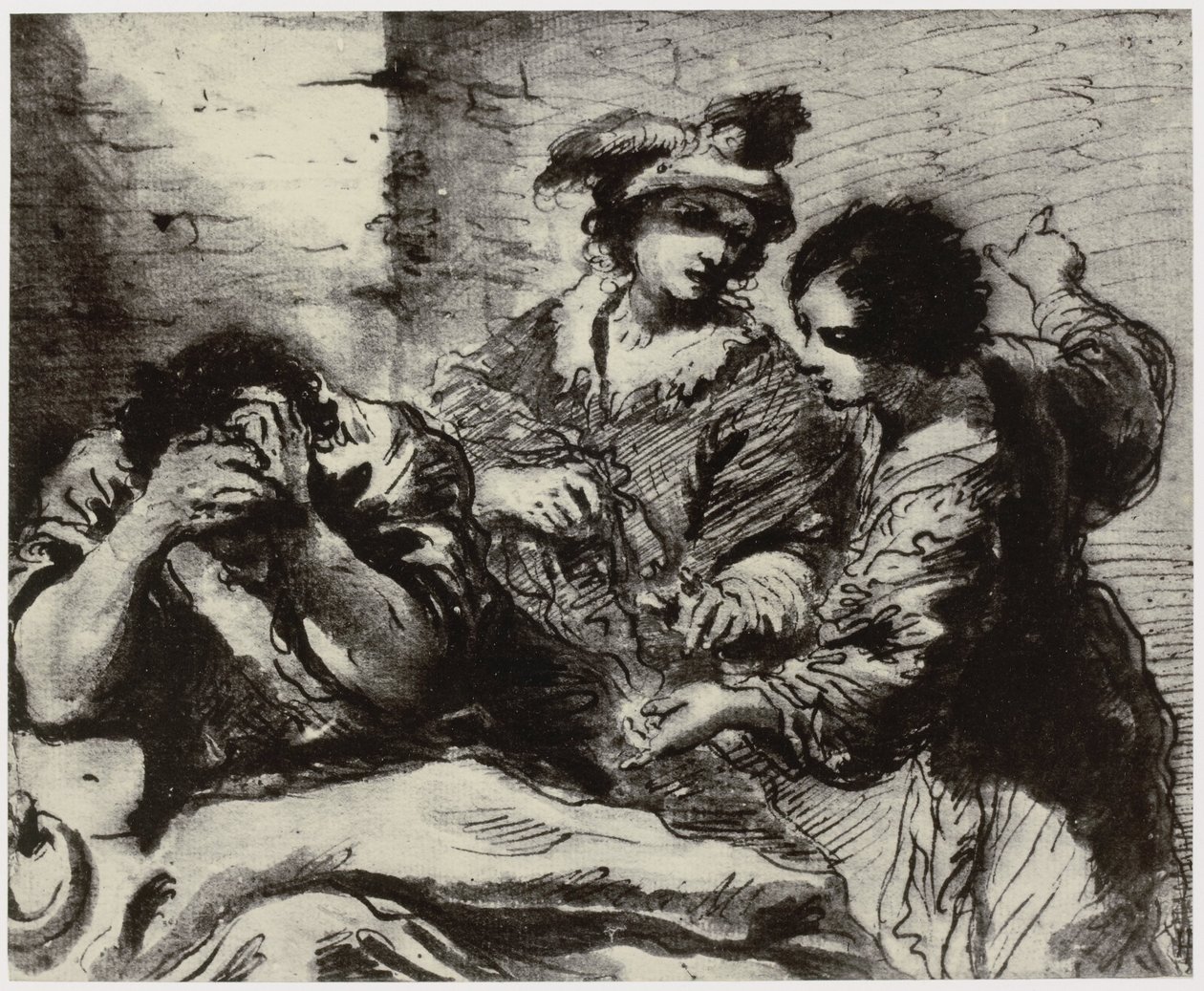 Guercino, O Prisioneiro de Philip Henry Delamotte