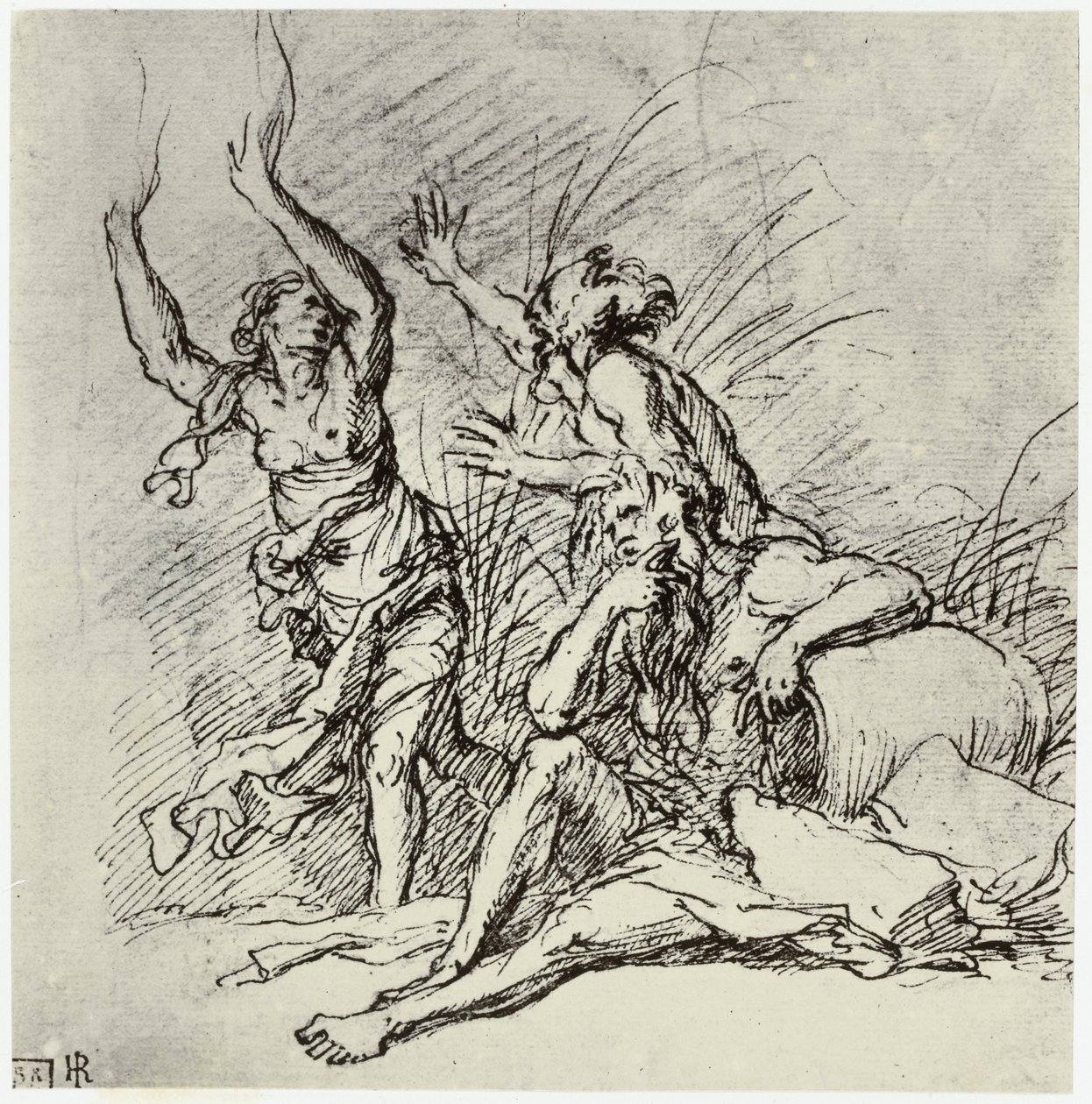 Salvator Rosa, Pan e Syrinx de Philip Henry Delamotte