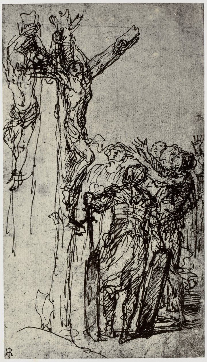 Salvator Rosa, A Morte dos Policratos de Philip Henry Delamotte