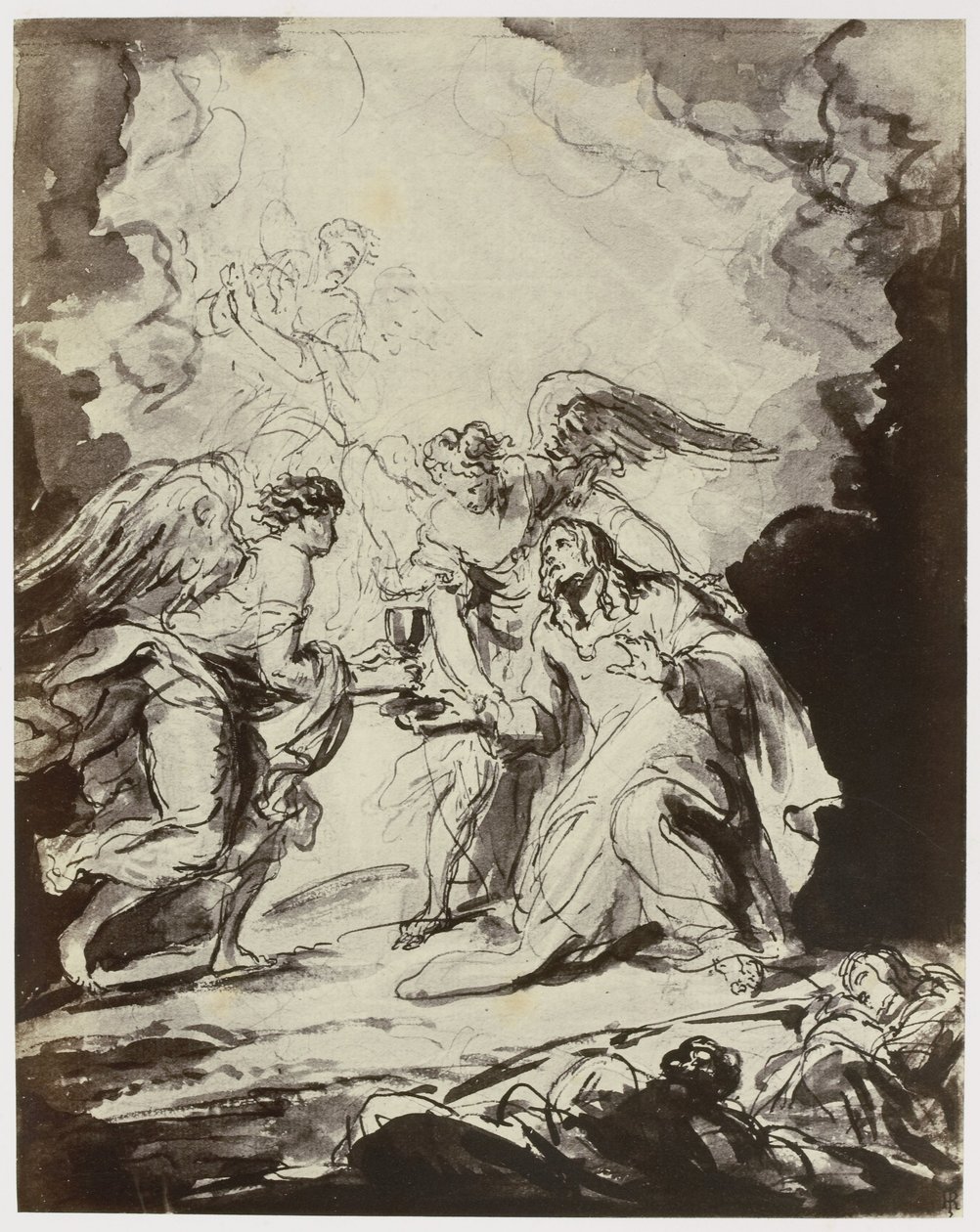 Van Dyck [Vandyke], A Agonia no Jardim de Philip Henry Delamotte