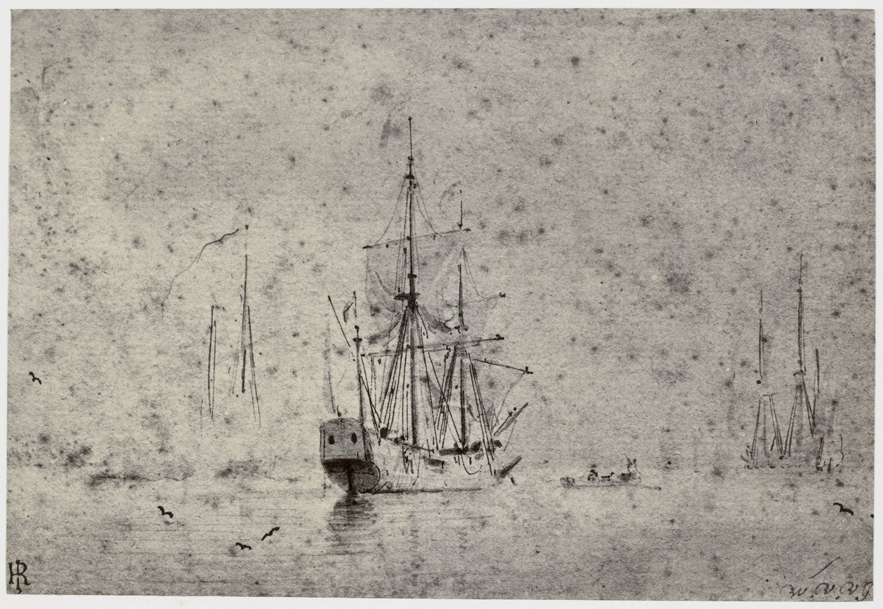 Willem van der Velde, Transporte de Philip Henry Delamotte