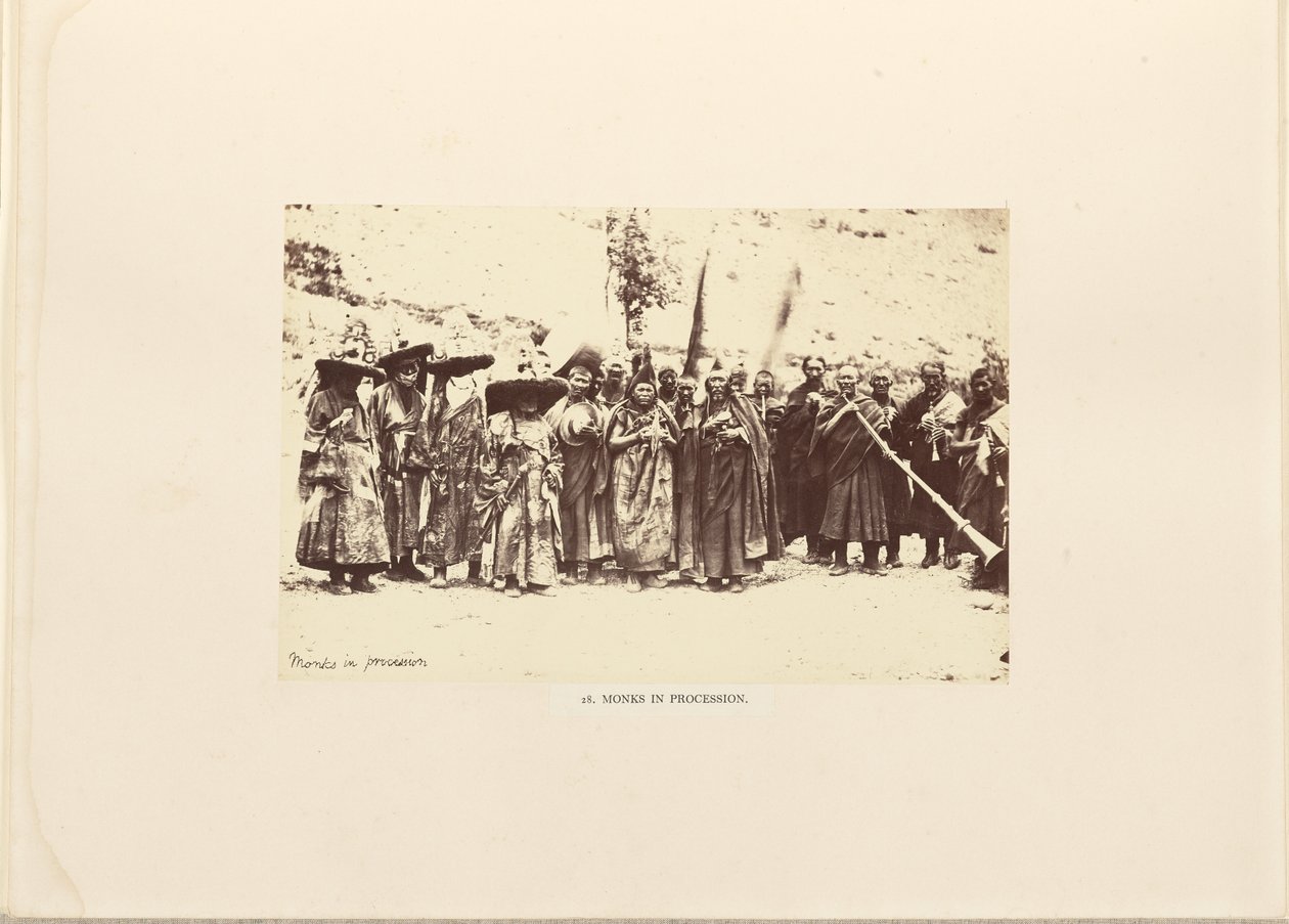 Monges em procissão de Philip Henry Egerton