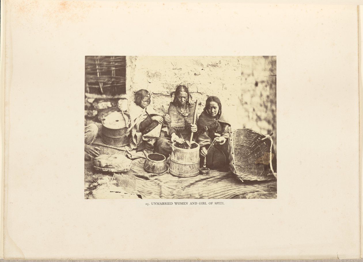 Mulheres solteiras e raparigas de Spiti de Philip Henry Egerton