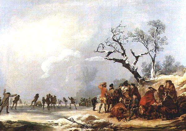 Cena de Patinagem de Philip James de Loutherbourg