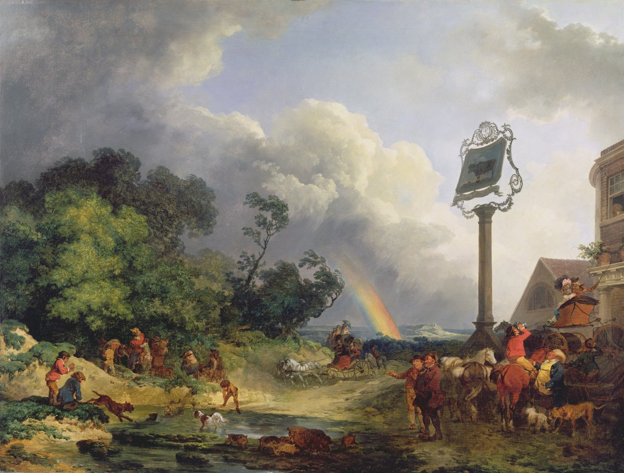 O arco-íris de Philip James de Loutherbourg