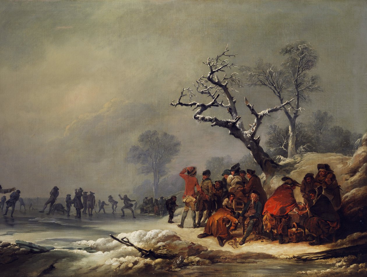 Descansando a sociedade em diversão invernal de Philip James de Loutherbourg