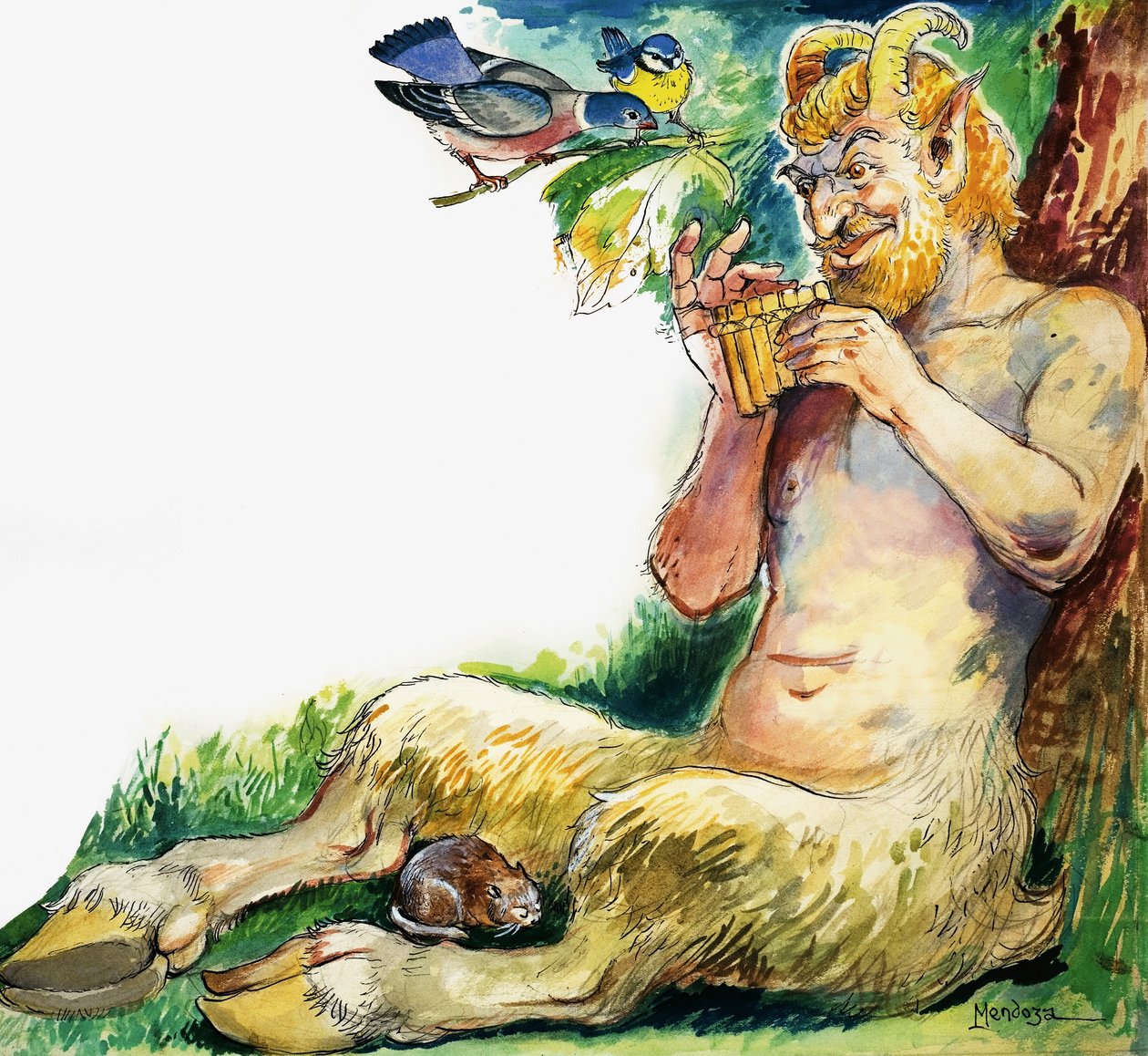 Pã, o deus grego da natureza de Philip Mendoza