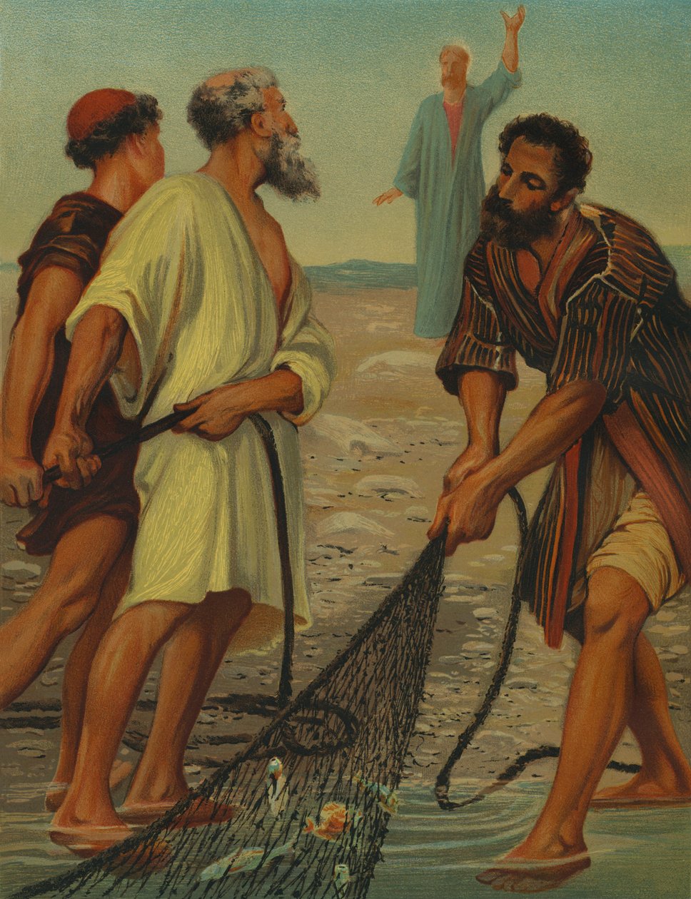 Cristo chamando os discípulos de Philip Richard Morris