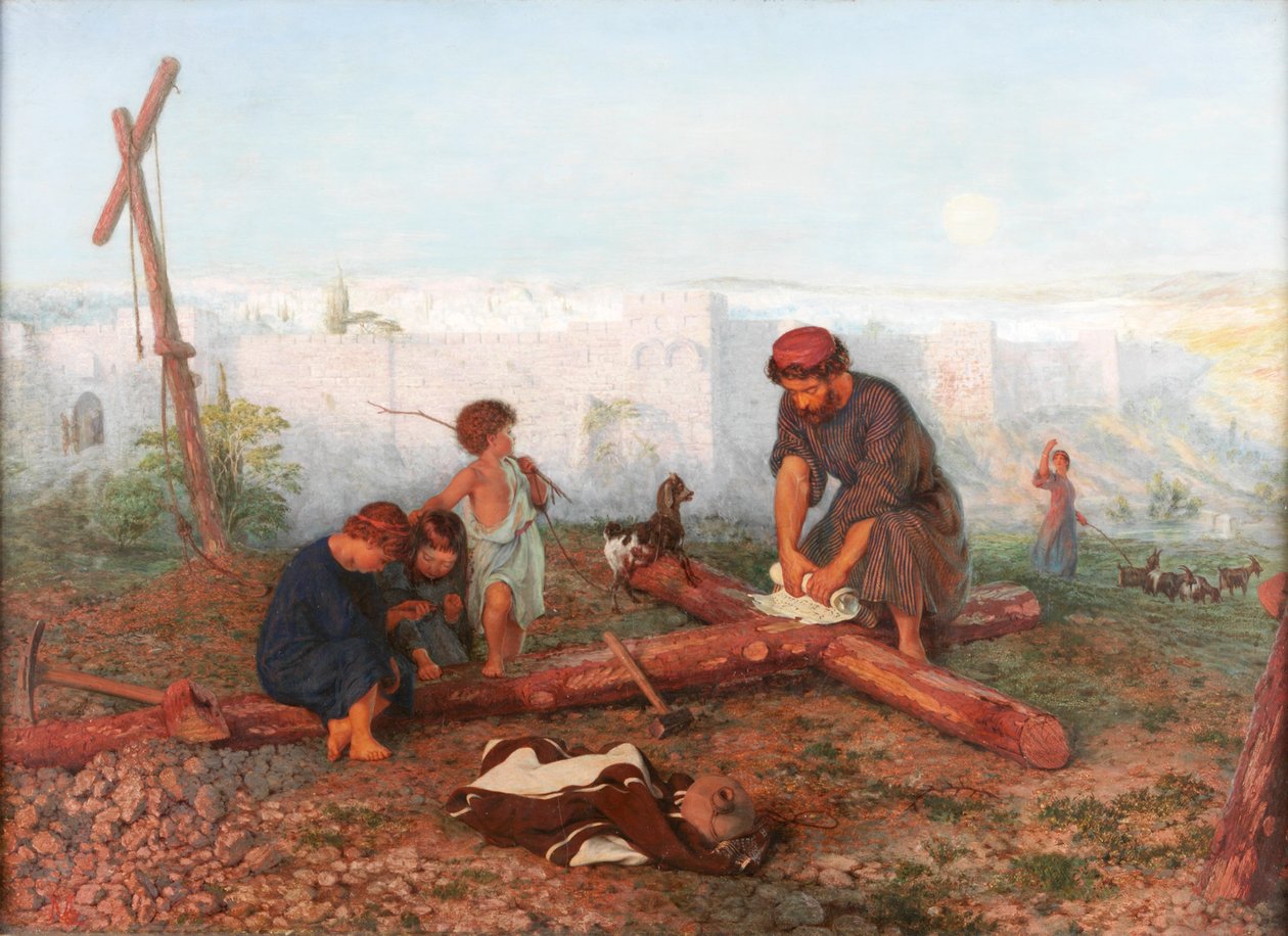 Onde eles o crucificaram, 1862 de Philip Richard Morris