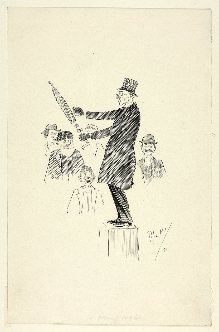 Um orador de toco de Philip William May