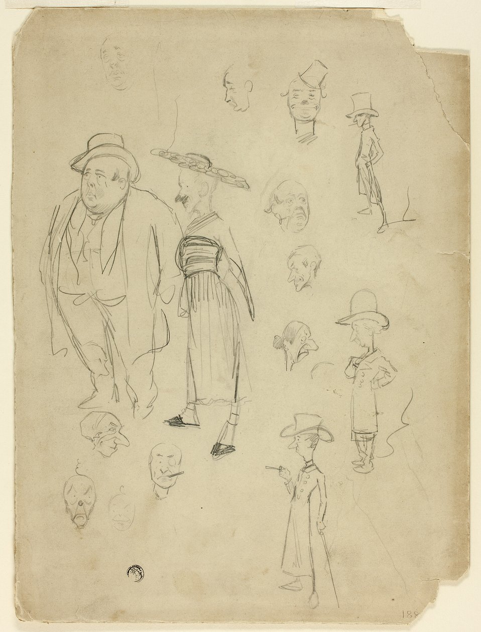Caricaturas de cavalheiros de Philip William May