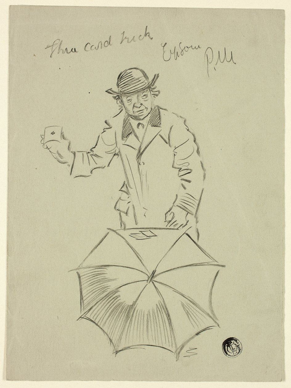 Truque das três cartas, Epsom de Philip William May