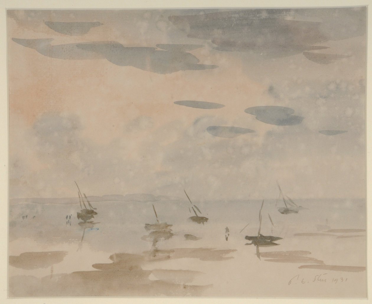 (aguarela sobre papel) de Philip Wilson Steer