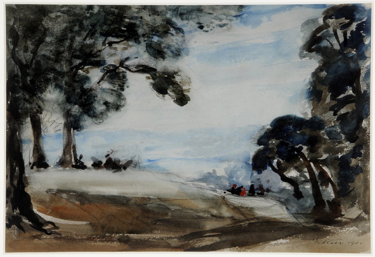 (aguarela sobre papel) de Philip Wilson Steer
