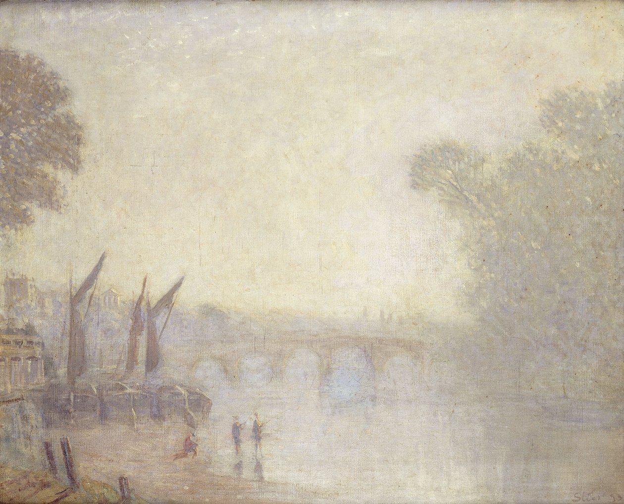 A Classic Landscape, Richmond, Surrey de Philip Wilson Steer