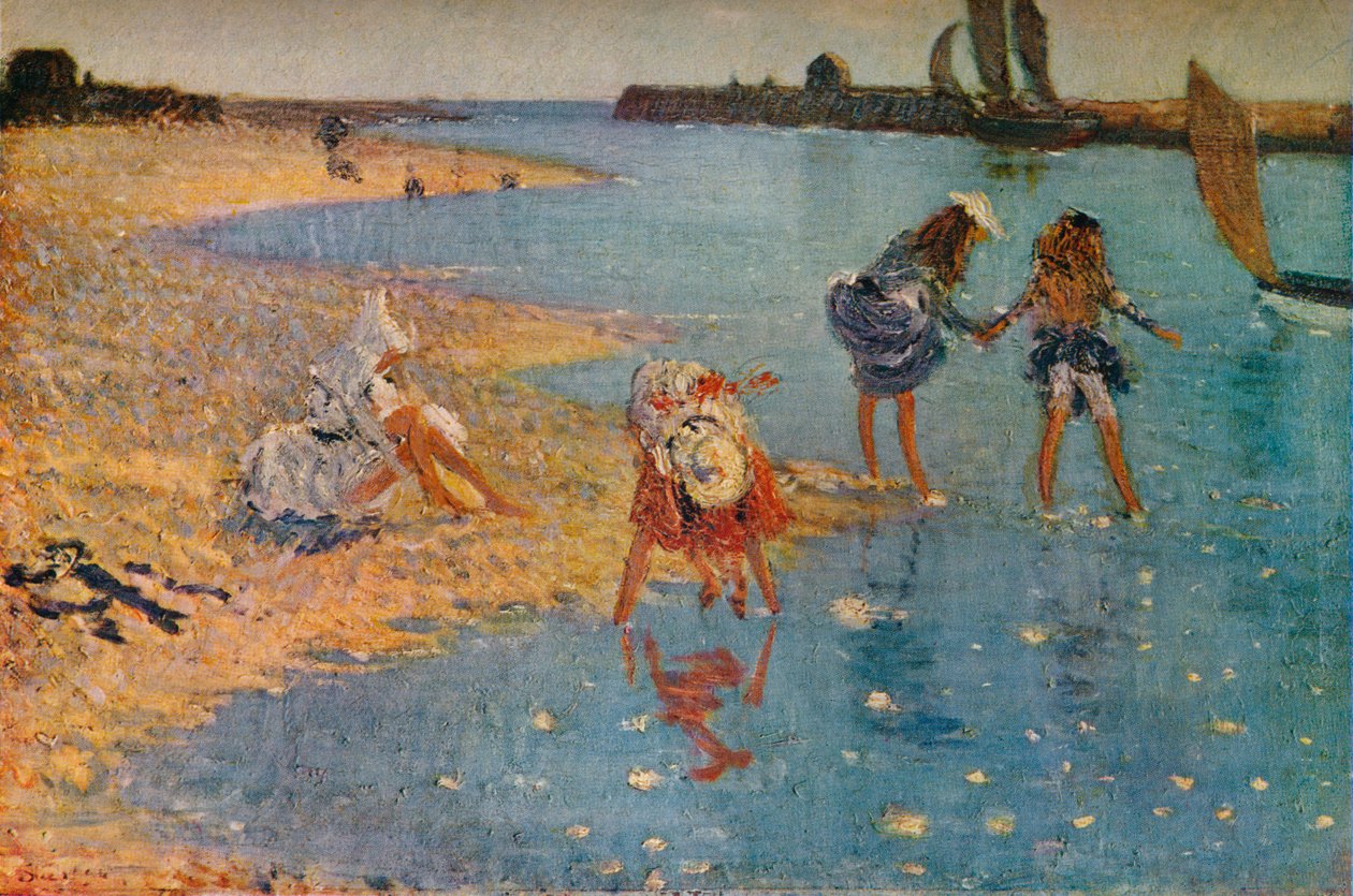 Crianças remando, 1891 1930 de Philip Wilson Steer
