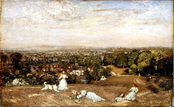 Crianças Brincando, Passeios Ludlow de Philip Wilson Steer