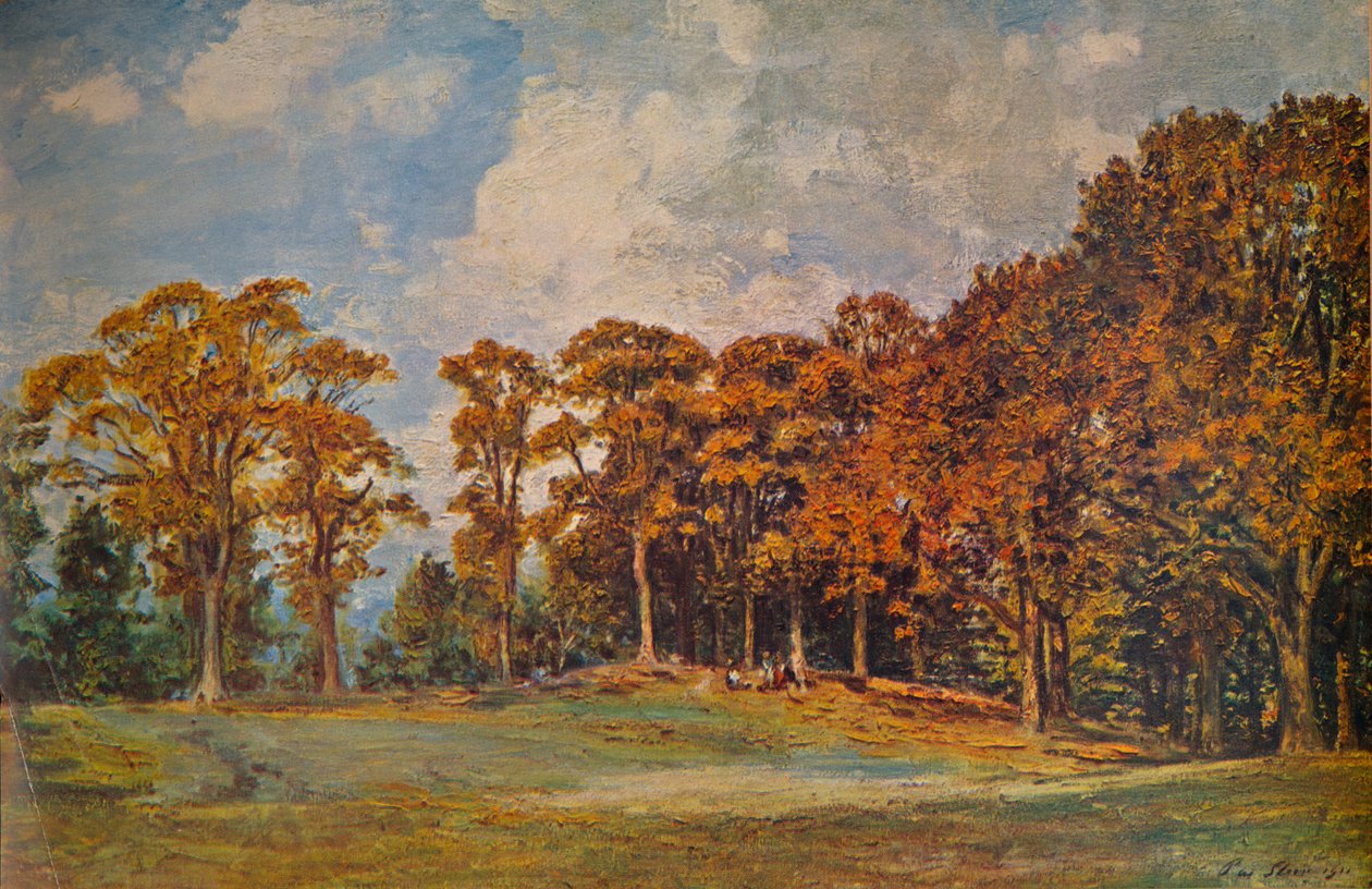 Bosque em Bridgnorth, 1901 1935 de Philip Wilson Steer
