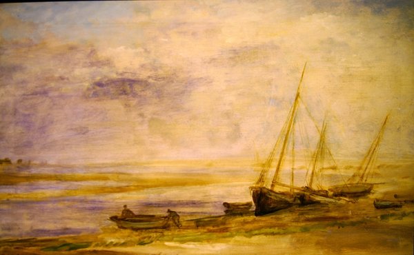 Maré baixa no estuário do rio Blackwater (petróleo) de Philip Wilson Steer