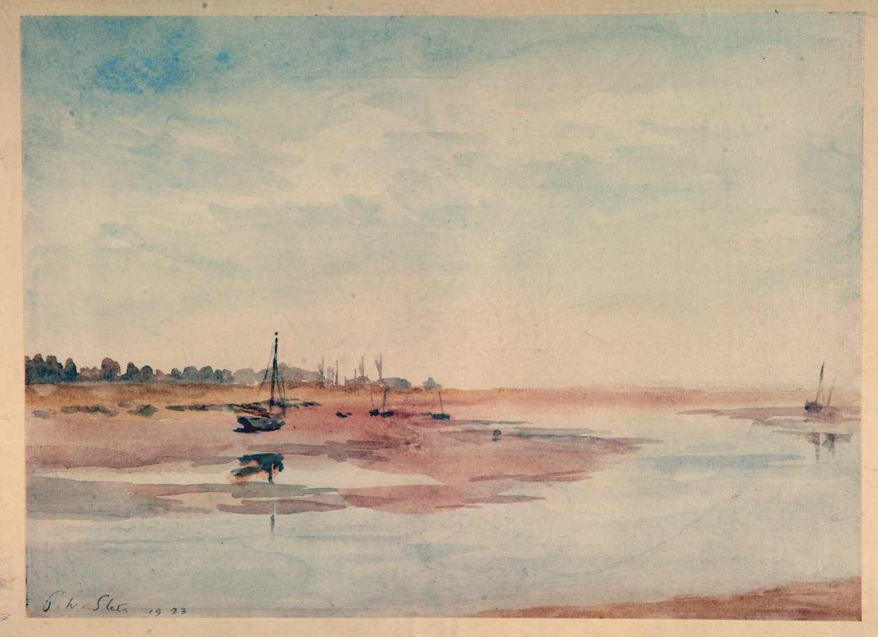 Barcos de Pesca Encalhados, Maldon de Philip Wilson Steer
