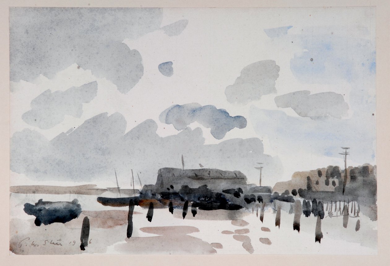 O Cais, Shoreham de Philip Wilson Steer