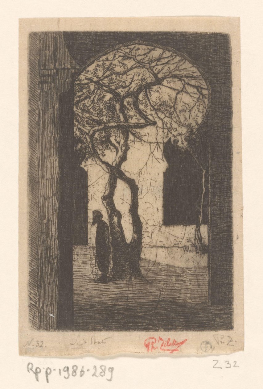 Vista perto da mesquita Djamaa el Kebir, em Argel
Djemaä el Kebir (título original) de Philip Zilcken (signed by artist)