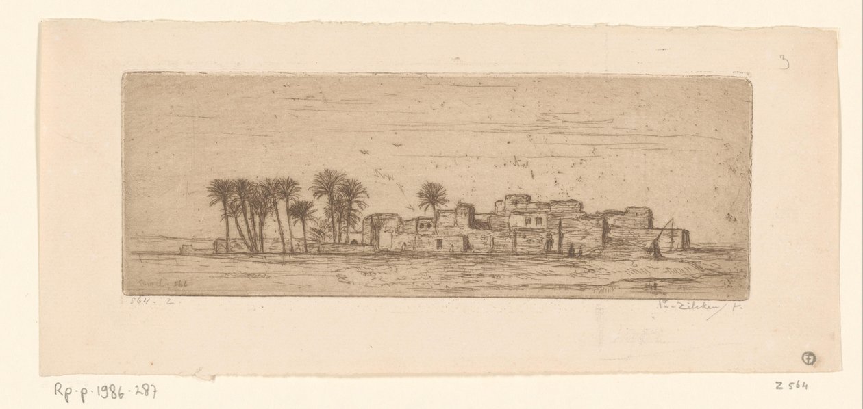 Vista de Côm Al-Akhdar
Vue de Côm Al-Akhdar (título original) de Philip Zilcken (signed by artist)
