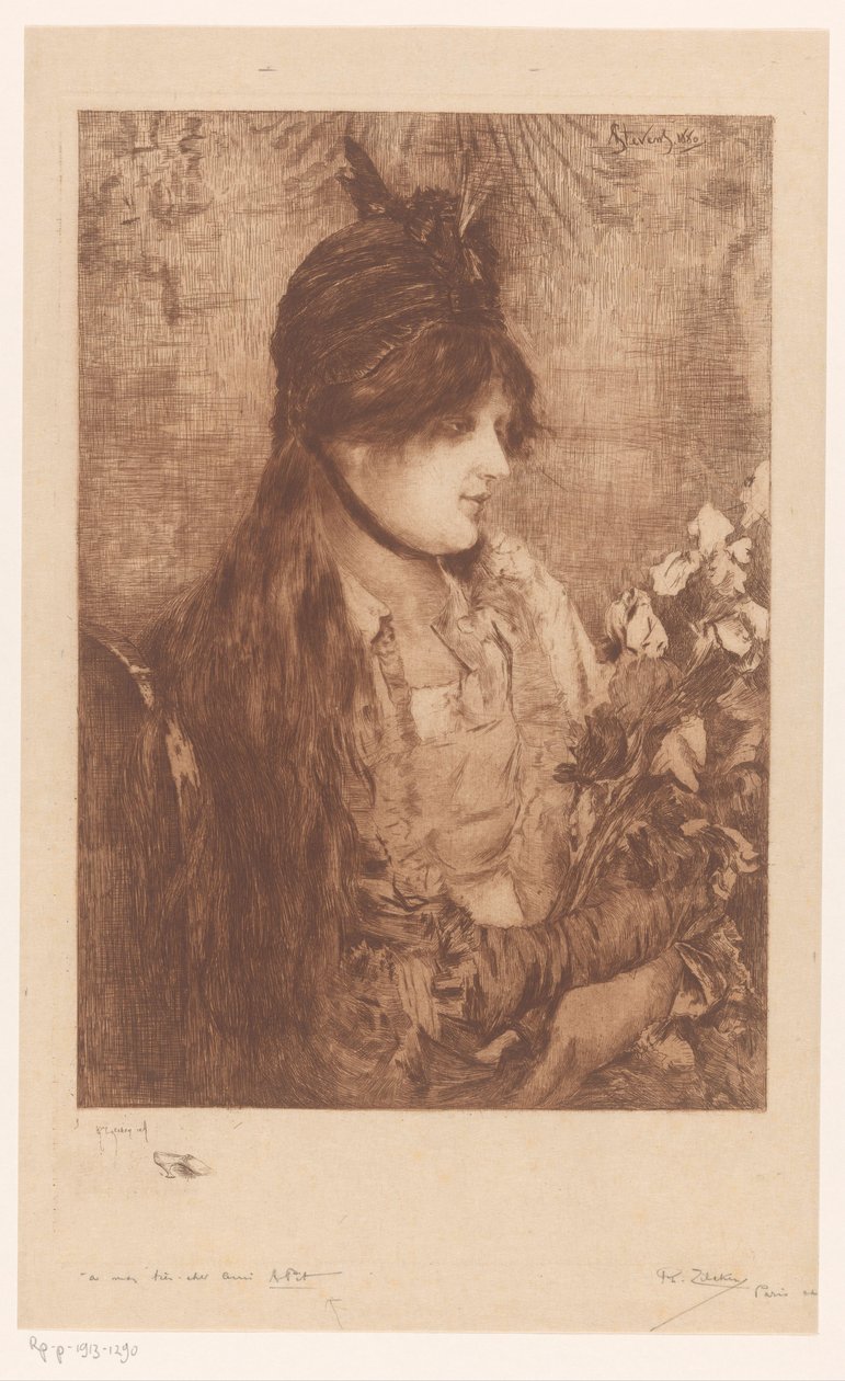 Mulher com ramalhete de flores
La Bête à Bon Dieu (título original) de Philip Zilcken (signed by artist)