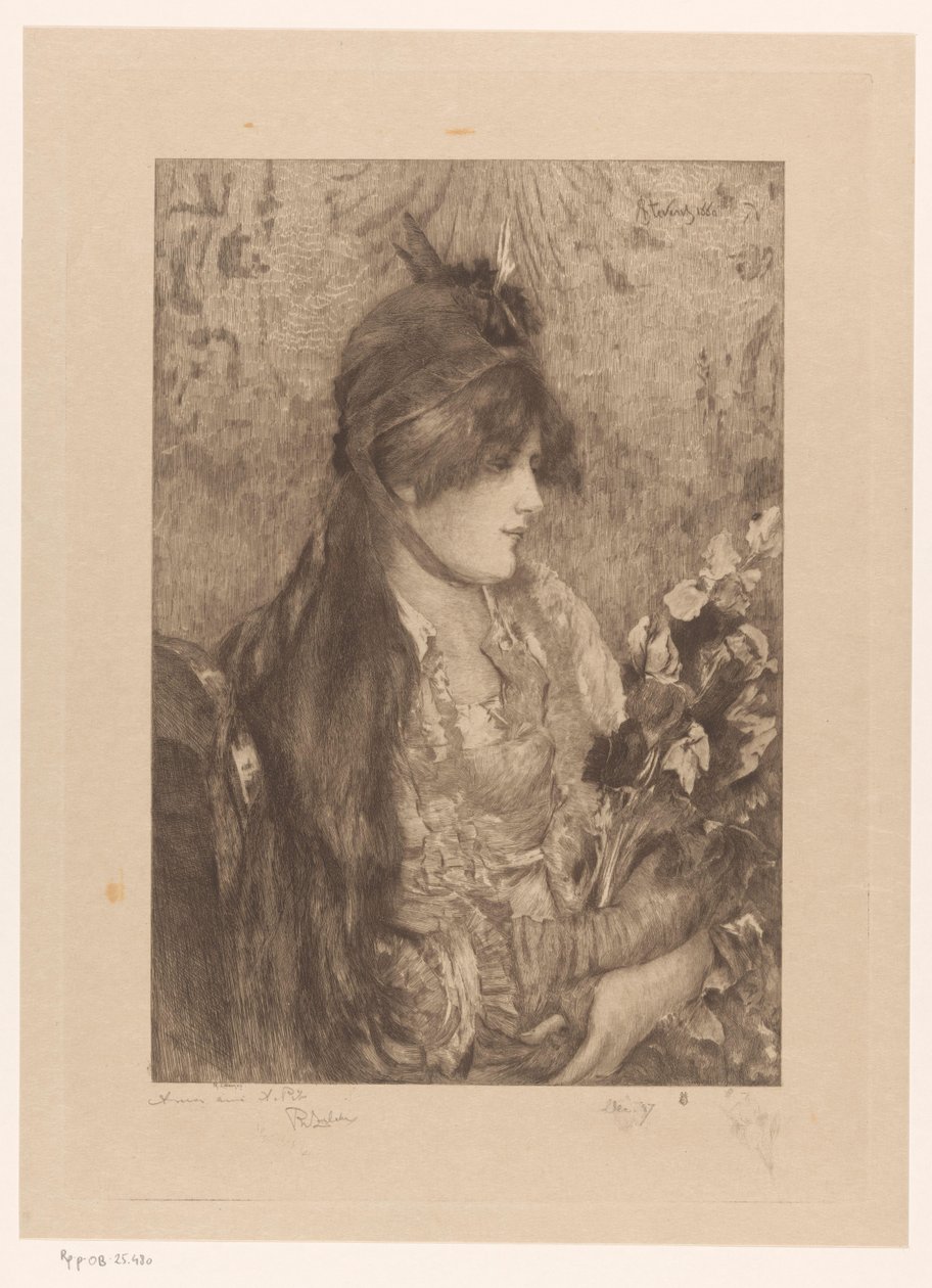 Mulher com ramalhete de flores
La Bête à Bon Dieu de Philip Zilcken (signed by artist)