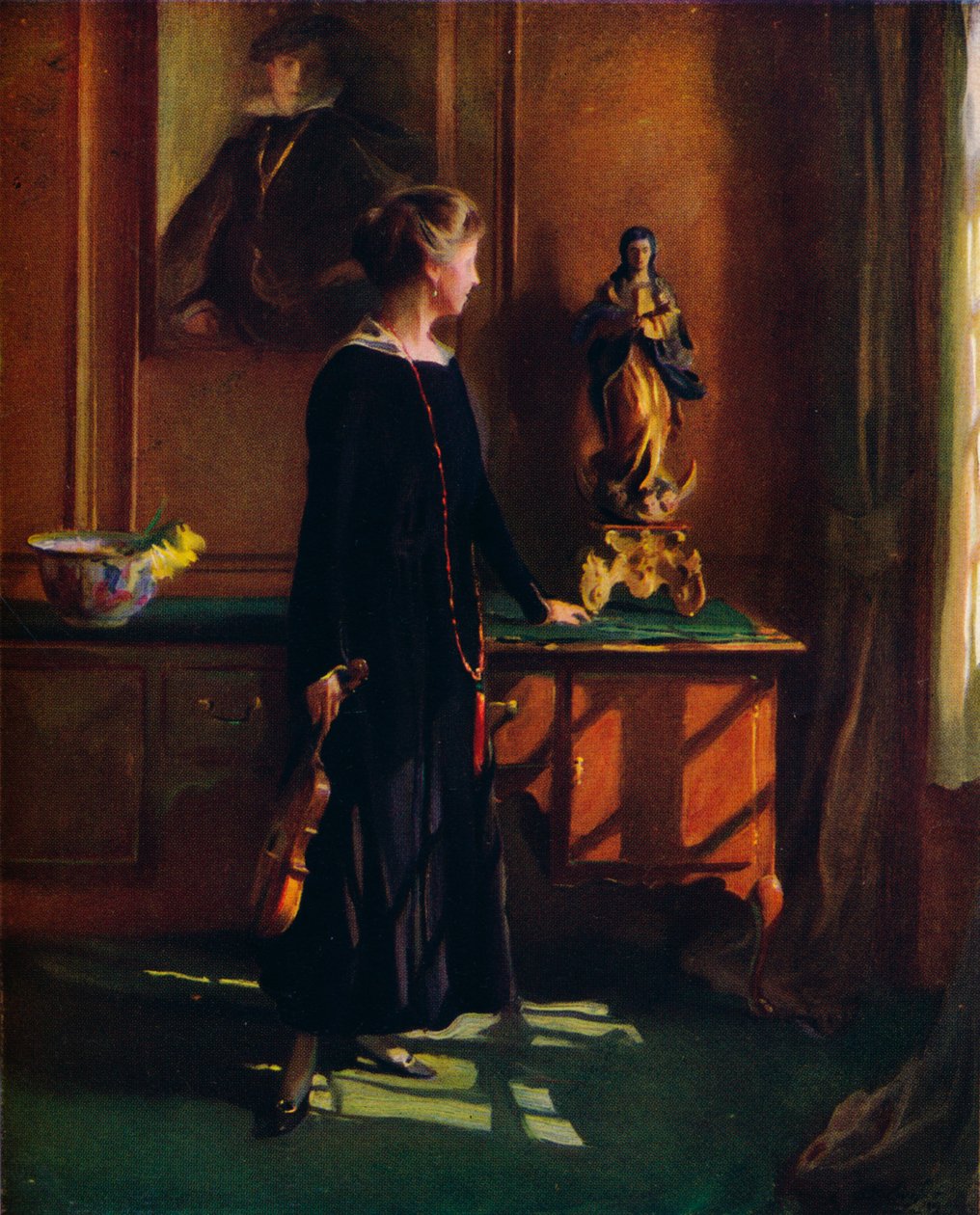 Lucy de Laszlo, a esposa do artista, 1919 de Philip de László