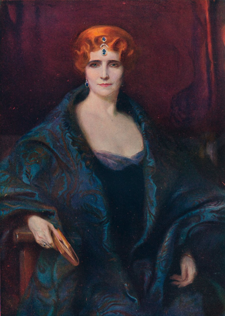 Retrato da Sra. Elinor Glyn, 1912 de Philip de László