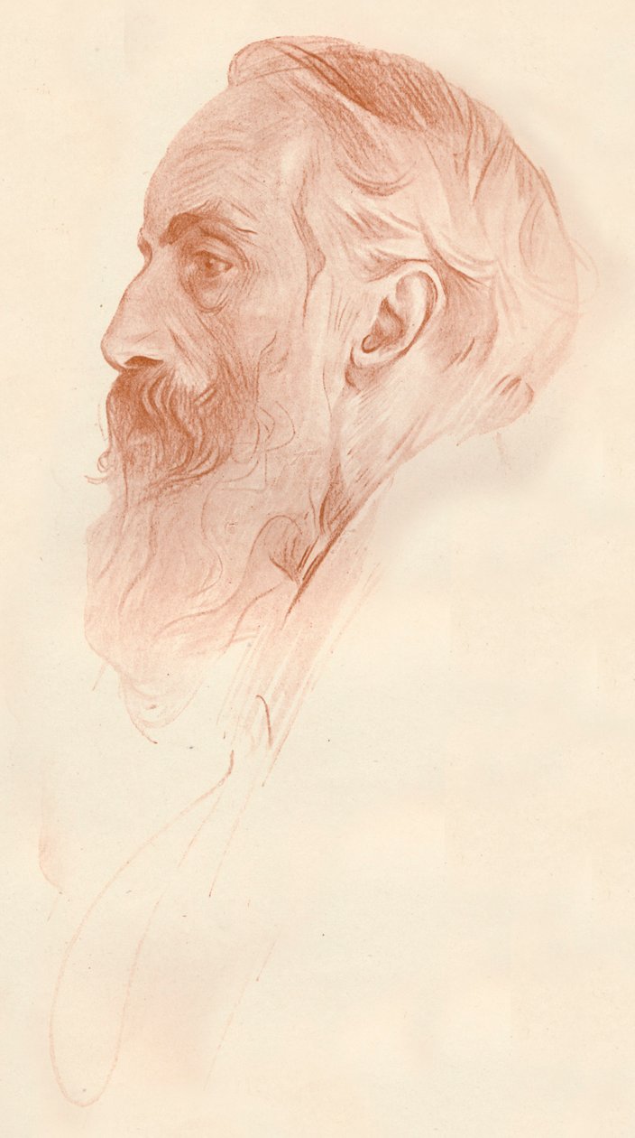 Estudo de perfil, c1921 de Philip de László