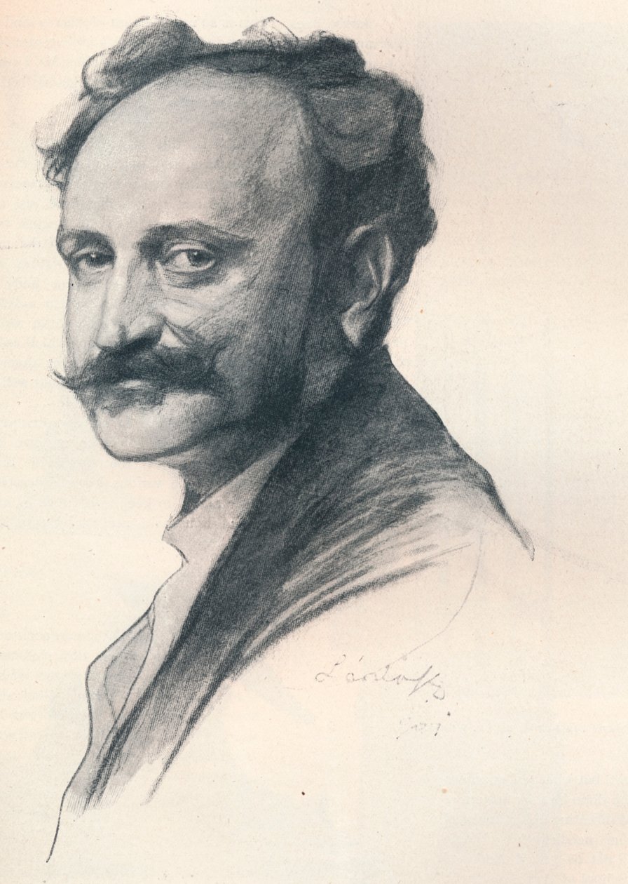 Retrato de esboço do Dr. Jules De Wlassics, Ministro da Educação da Hungria, c1901 1901-1902. Artistas: Fulop Laszlo, Philip A de Laszlo. de Philip de László