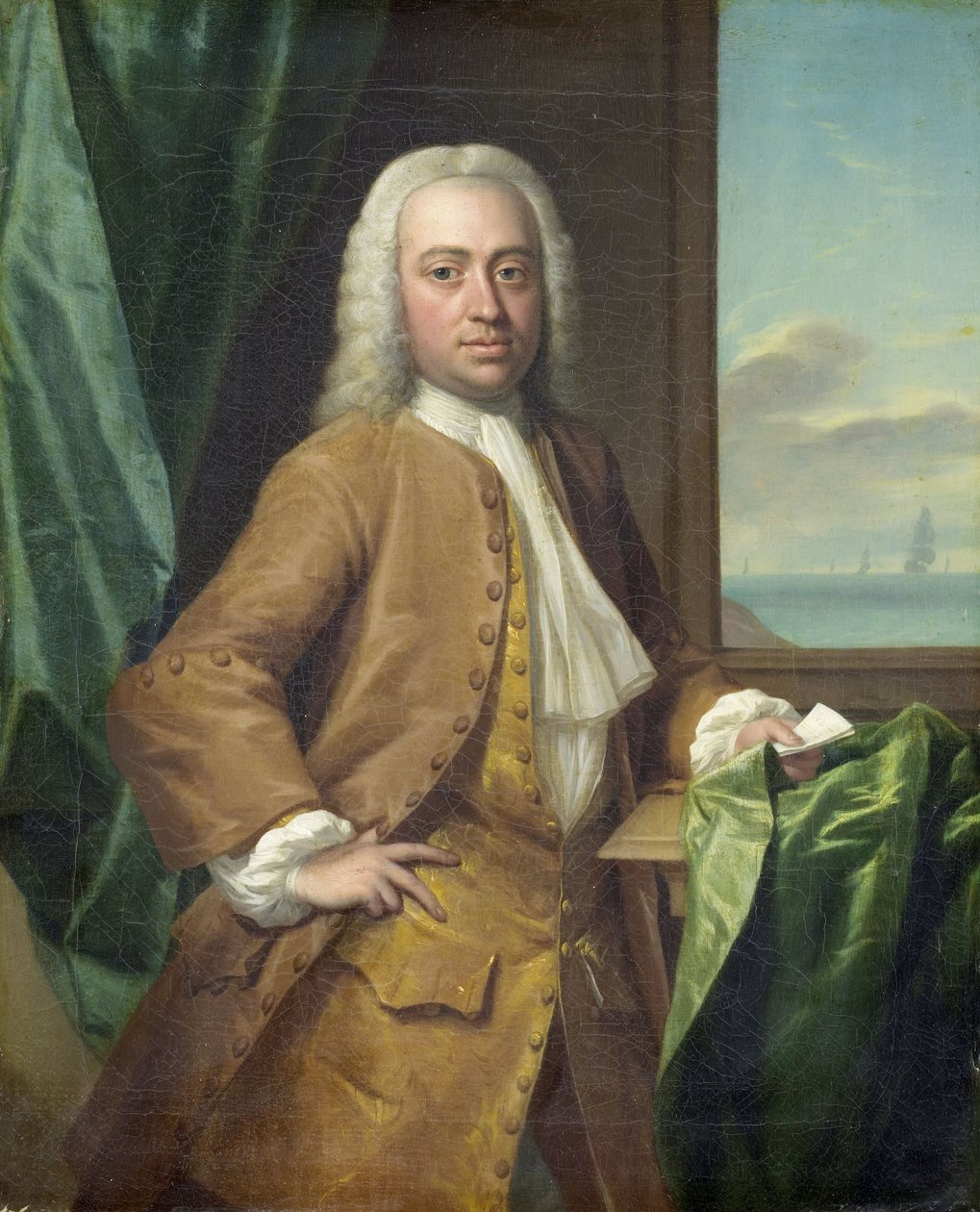 Isaac Parker (1702-55), Comerciante de Middelburg de Philip van Dijk