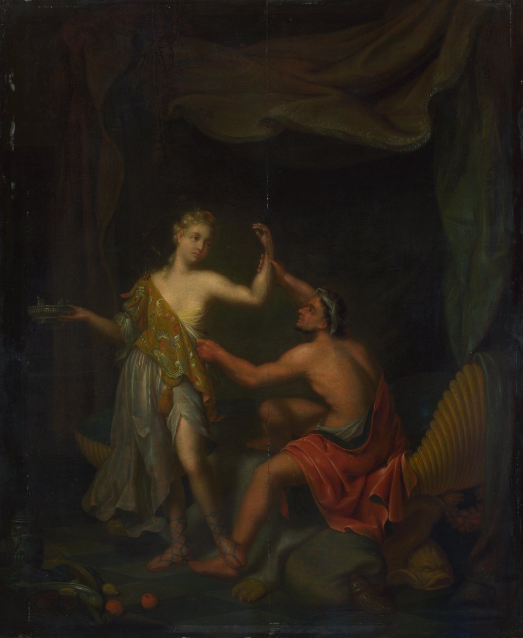 O estupro de Tamar por Amnon, depois de 1718 de Philip van Santvoort